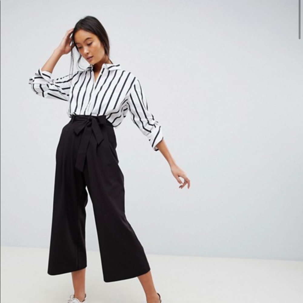 ASOS Design high waisted culotte